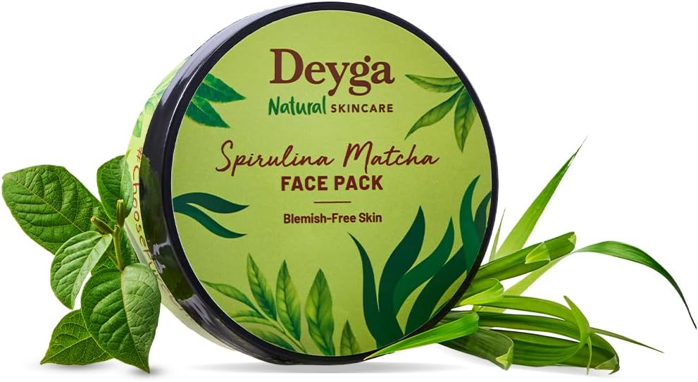 Face Pack (100 Gram, Spirulina Matcha Face Pack)