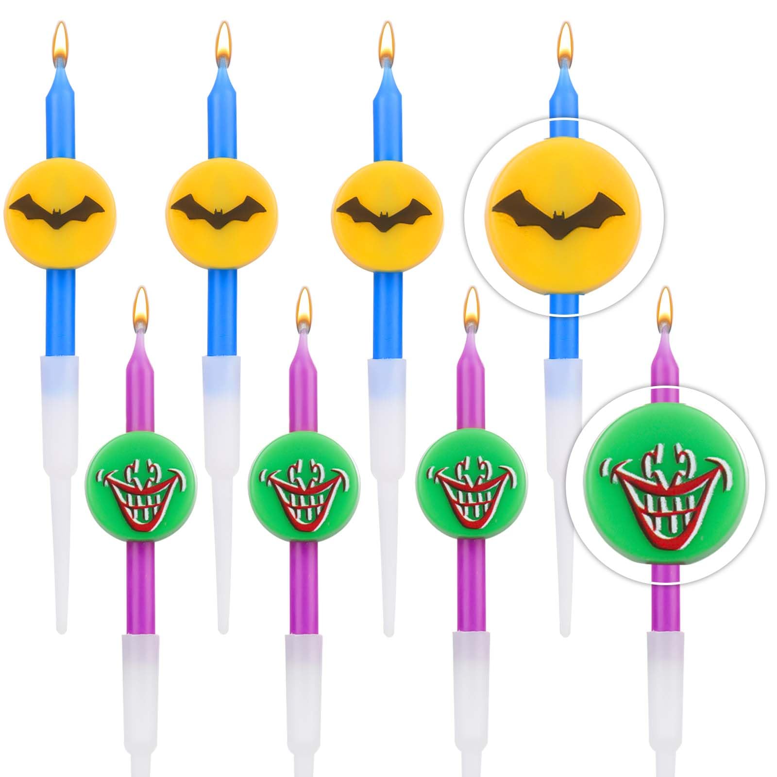 Bougie D’anniversaire Chauve-souris – Chiffre 5, Cire, Thème Halloween, Pour Gâteau Garçon Et Fille