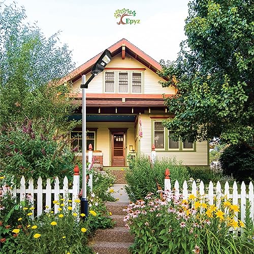 Epyz 30 Watt Solar Street Light Outdoor with Remote 118 LEDs Motion Sensor and Dusk to Dawn for Garden, Street, Lawn [ with Out Pole ] [ Pack of 1, Warm Yellow ]