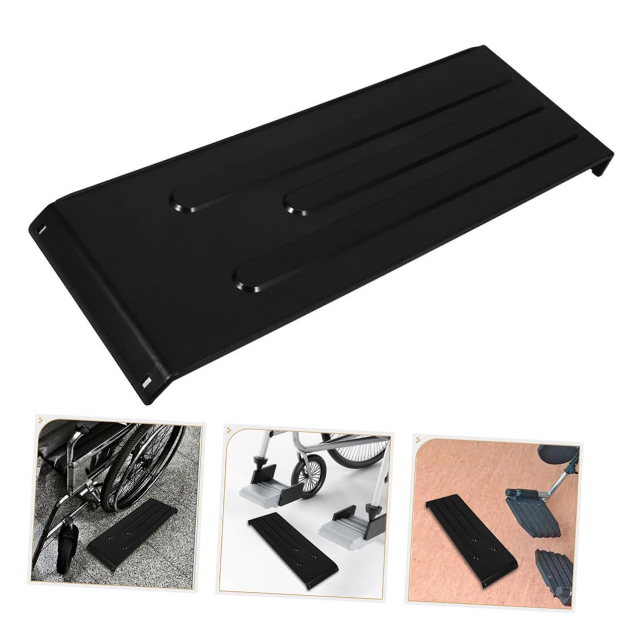 2 Protectores Laterales para Silla de Ruedas Eléctrica, Fabricados en Pp Negro, Fáciles de Instalar y Diseñados para Mejorar la Comodidad en Hospitales y Residencias