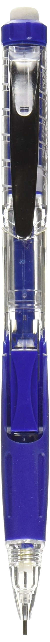 Pentel Mechanical Pencil, Refillable Lead/Eraser,0.7mm,Blue (PENPD277TC)
