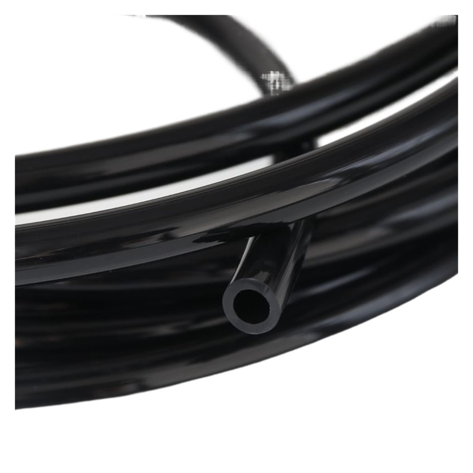 Polyurethane Fuel Gas Hose for Trimmers, Chainsaws, and Blowers(Black,5M,OD 8xID 5mm)
