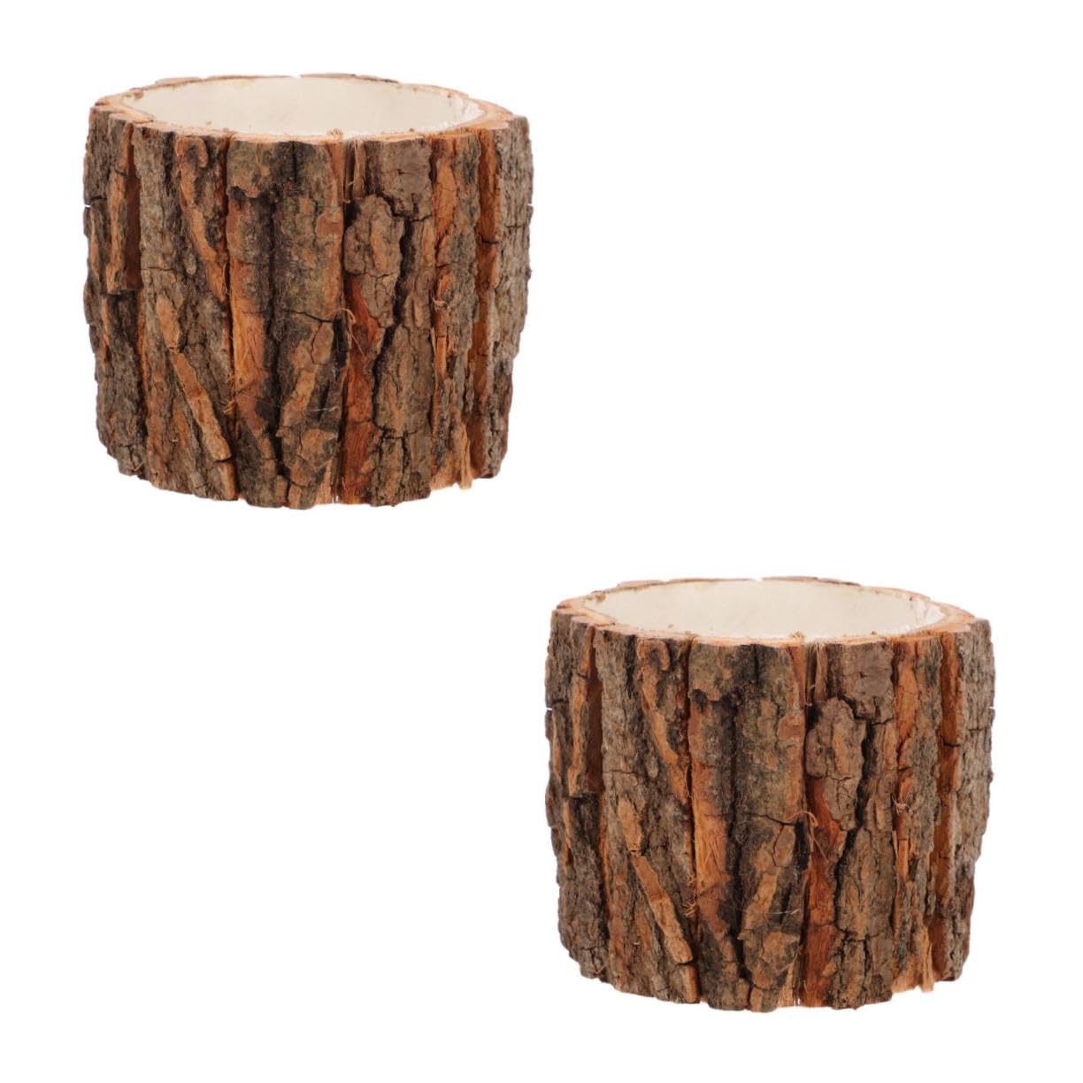 DOITOOL 4 Großer Kapazitäts Schreibtisch Stifthalter aus Naturholz Vielseitiger Organizer für Büro und Zuhause Dekorativer Vintage Stiftehalter für Kugelschreiber Pinsel und Kosmetik