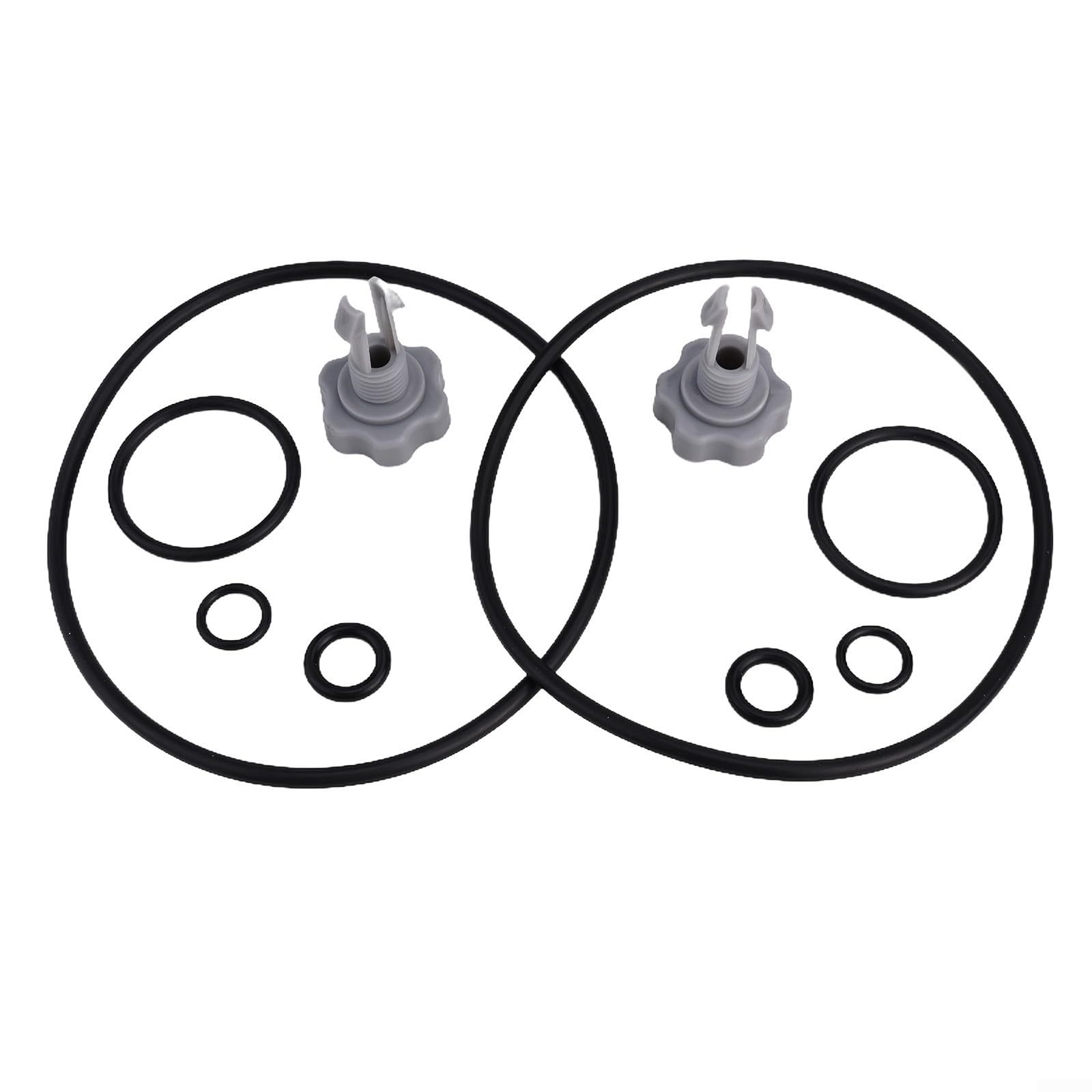 Kit Joints Pompe Filtre Piscine Intex (Modèles 58604, 56638) - Inclut Valves D'Air Et Joints Toriques - Débit <1500 GPH