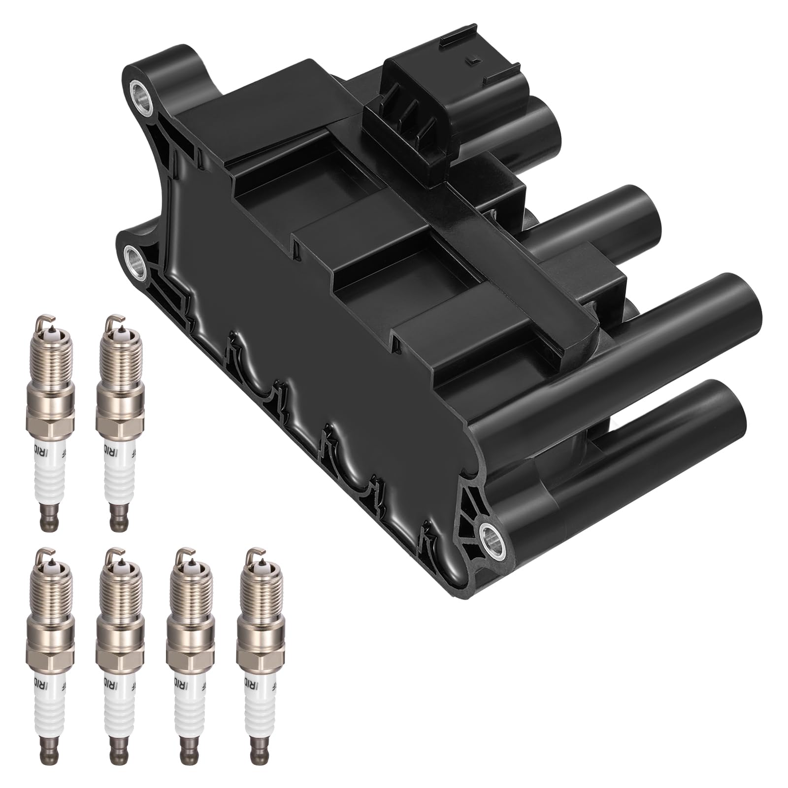 BDFHYK 1 Ignition Coil DG485 and 6 Spark Plug 3689 for Ford Ranger 01-04