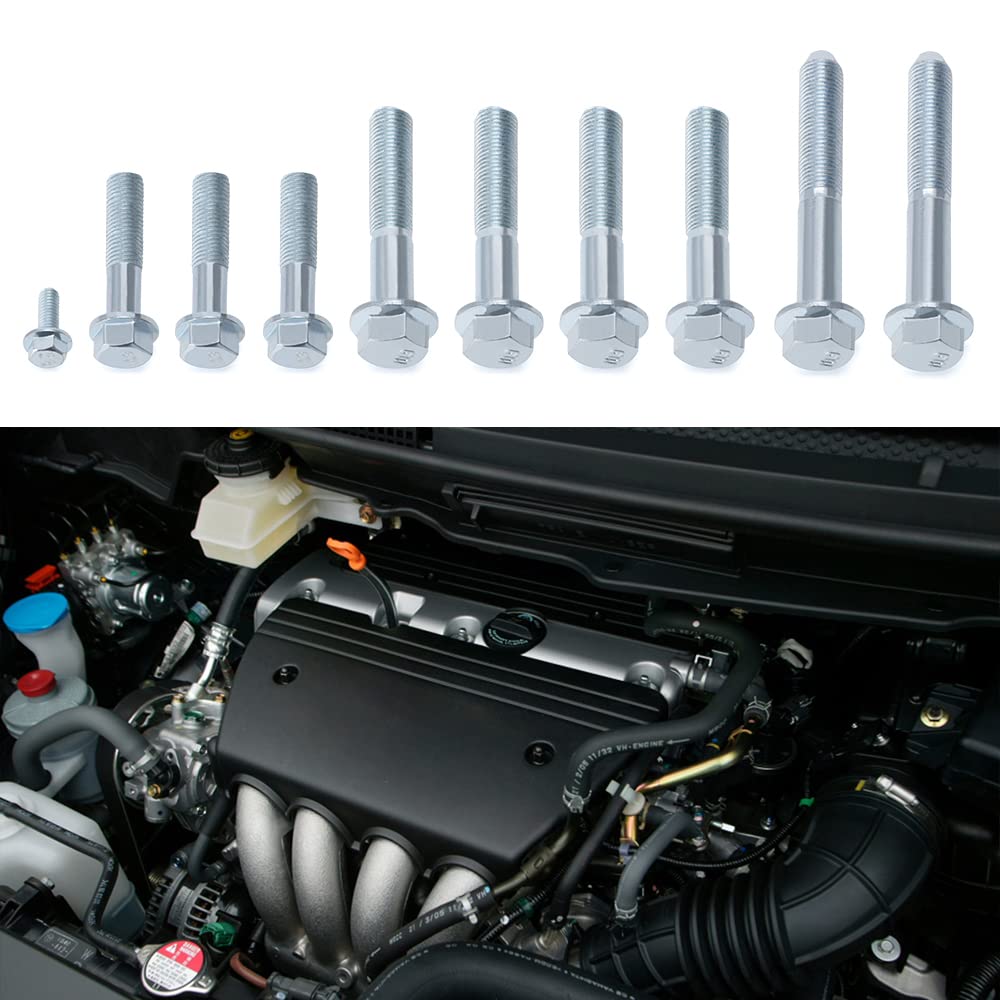 Kit De Pernos Para Motor Honda/Acura K Series (K20a, K24) - Hundred Proof Hardware, Plateado