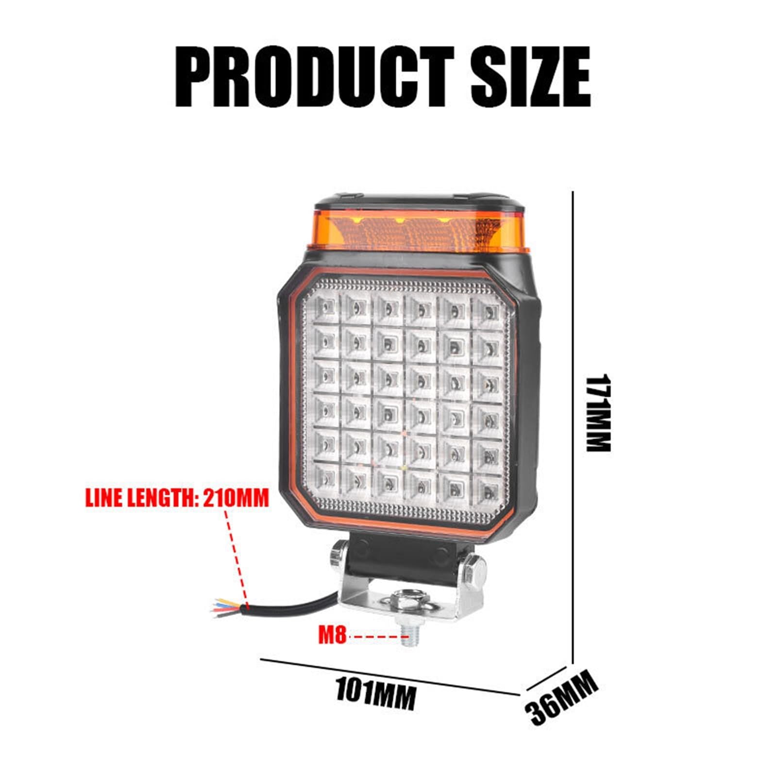 LED Oświetlenie pomocnicze 25W 4-calowe LED 12V 24V