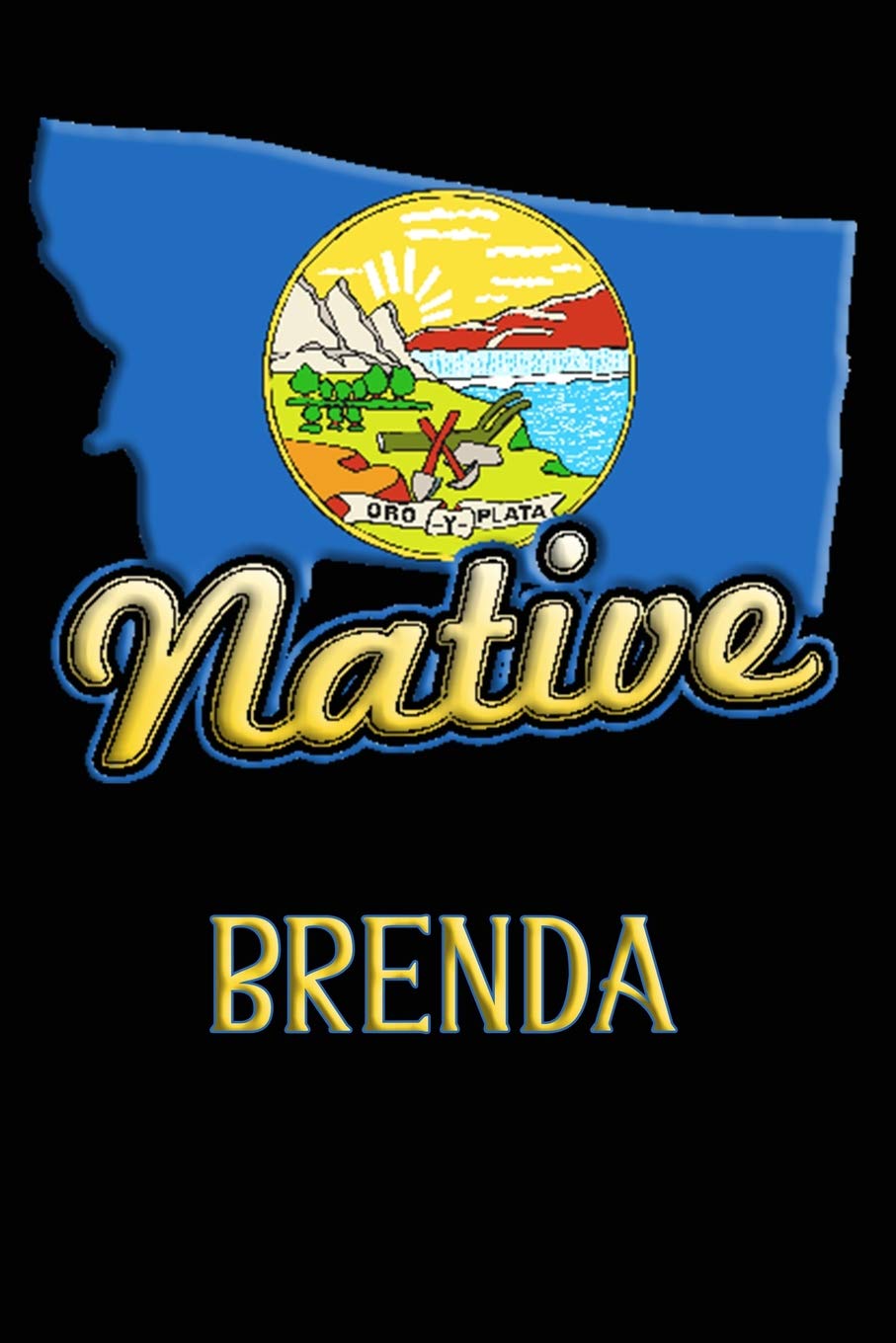 Montana Native Brenda: College Ruled | Composition Book