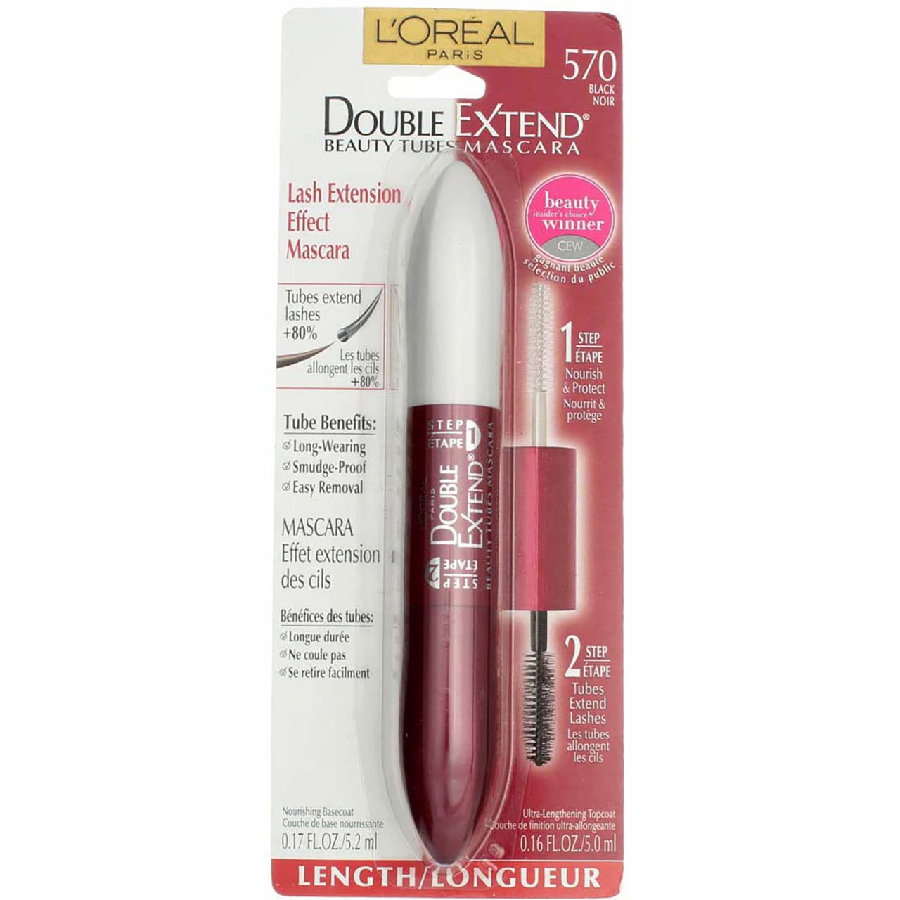 Amazon.com : L'Oreal Double Extend Beauty Tube Technology Lash