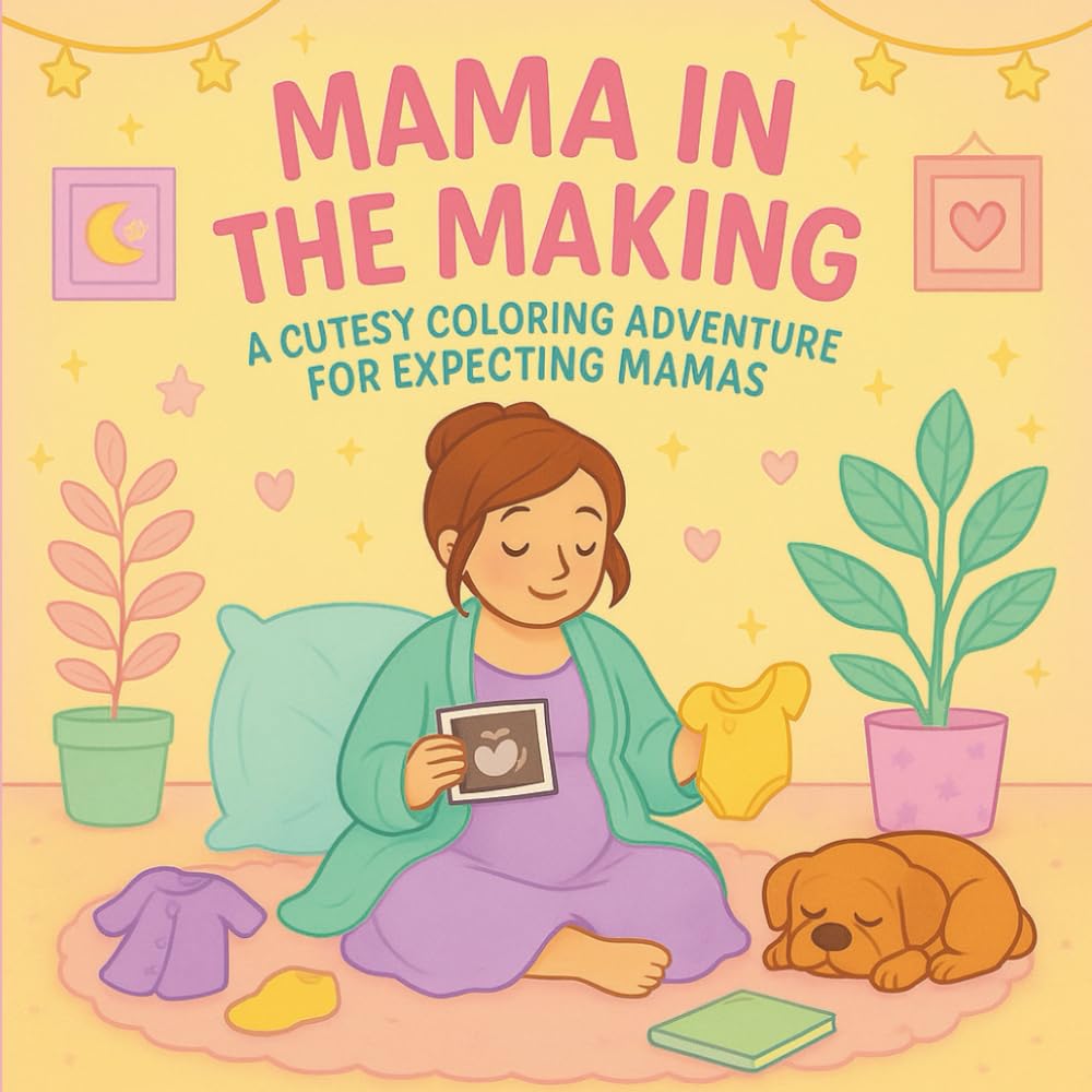 Mama In The Making: A Pregnancy Coloring Book for Self-Care, Relaxation, and Mindful Moments