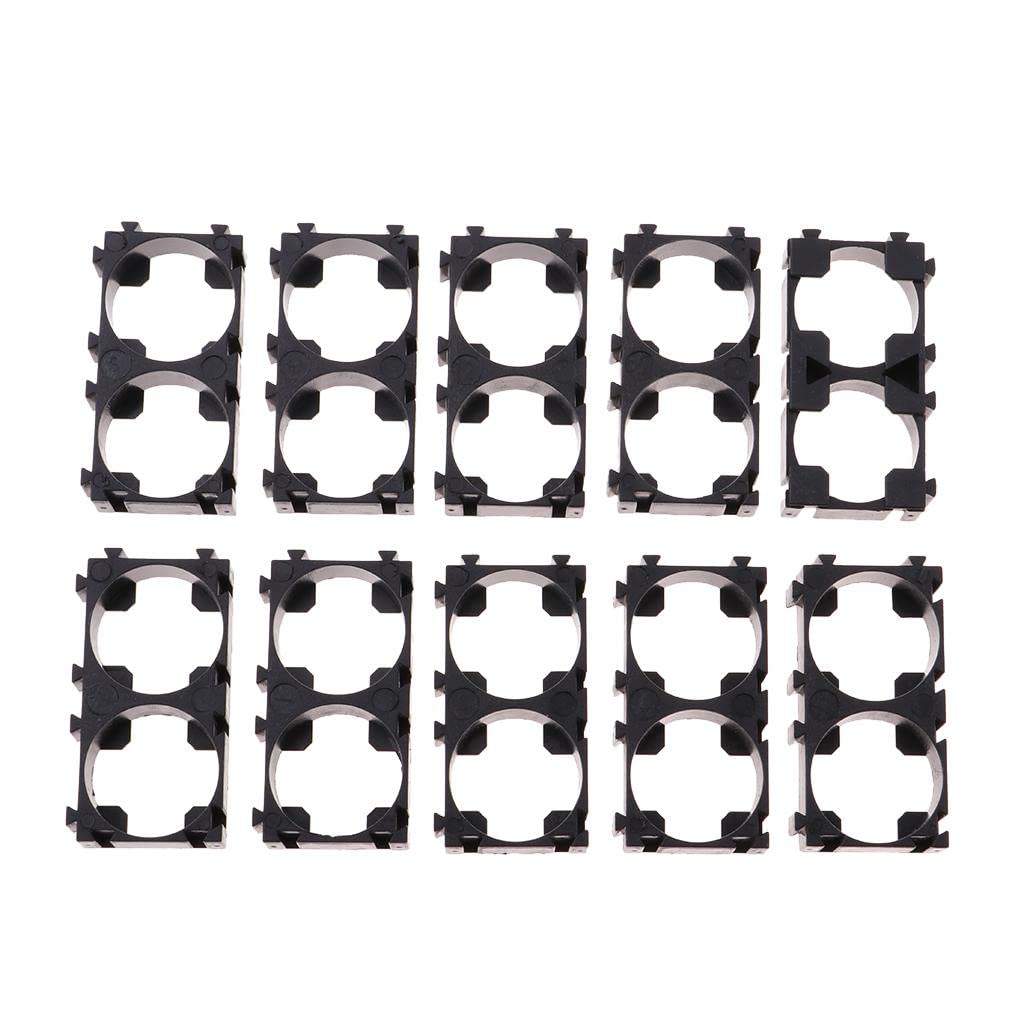 10pcs 18650 Battery Cell Spacer Radiating PP Heat Black Holderrechargeable Batteries Multipurpose Batteries Power Consumer-image-11