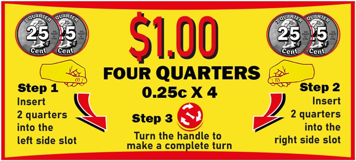 $1 Decal for Big Capsule Vending Machine. Gumball Machine Display Sticker. Northwestern, Beaver, NB, A&A, Oak, LYPC & More. ONE DOLAR Reversible Price Label (25pc) 4 X 0.25 - Vending Machine Supplies