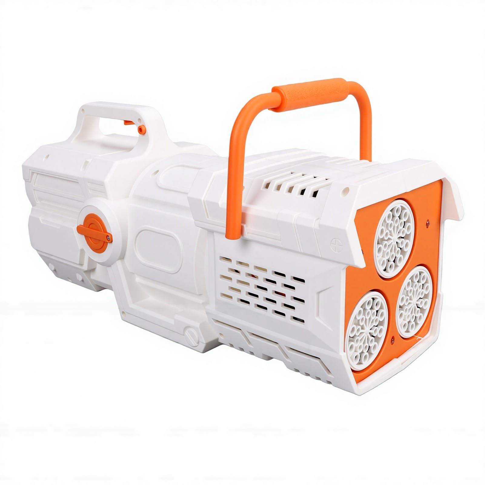 Zunate Elektrische Seifenblasenmaschine mit 60 Löchern, Automatisches Seifenblasengebläse mit 1200-mAh-Akku, Seifenblasenmacher für Im Freien, Garten, Party, Spielplatz