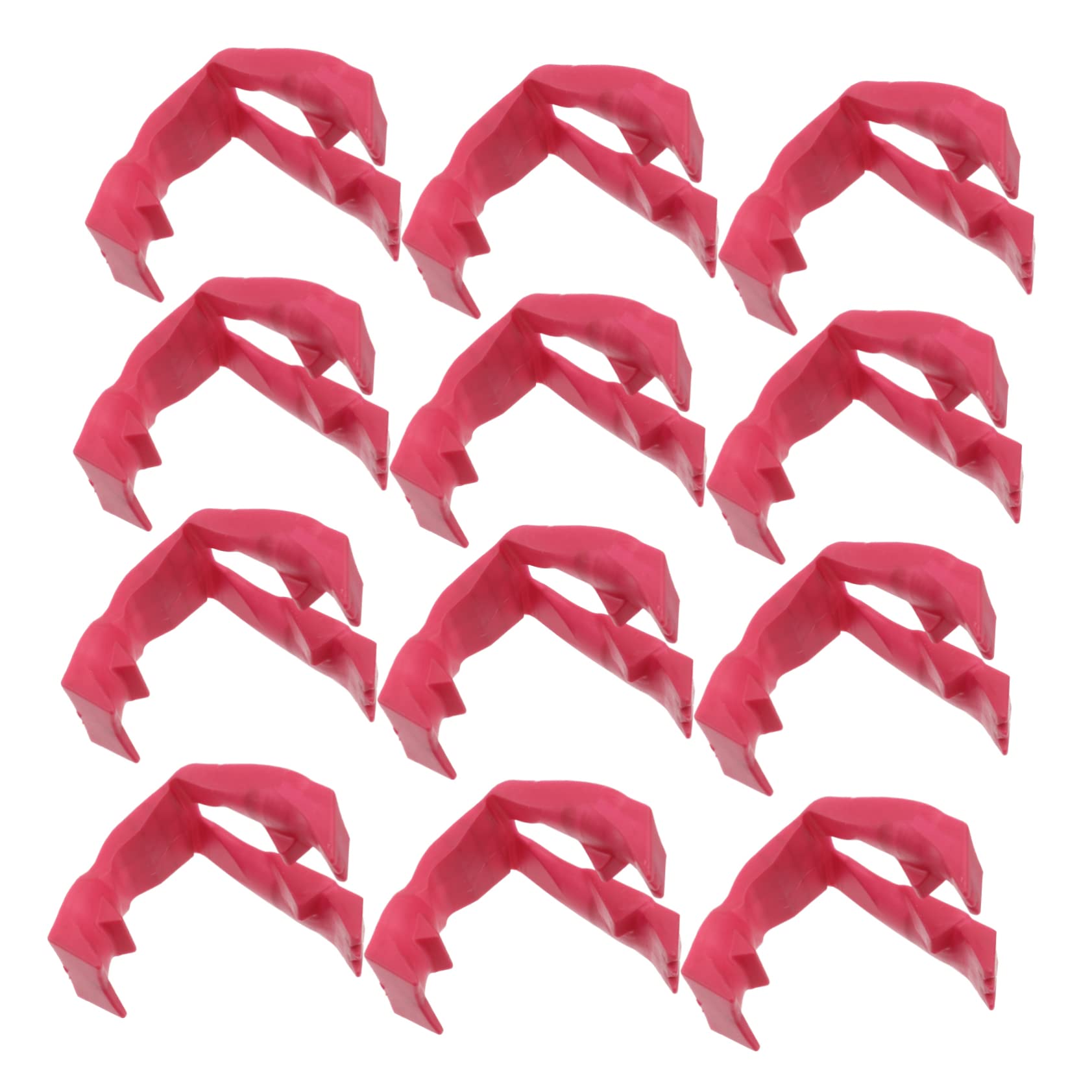 Amosfun36 Pcs Finger Food Tongs Weight for Tap Oven Mitts Grip Gloves Snacks for Gaming Finger Sleeves Japanese Blue and White Bowl Small Tongs for Appetizers Serving Tongs Red