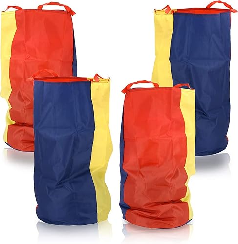Sumapner Bolsas de carreras de saco de patatas para niños y adultos, juegos al aire libre, carreras de relevo de cuchara de huevo, bandas de