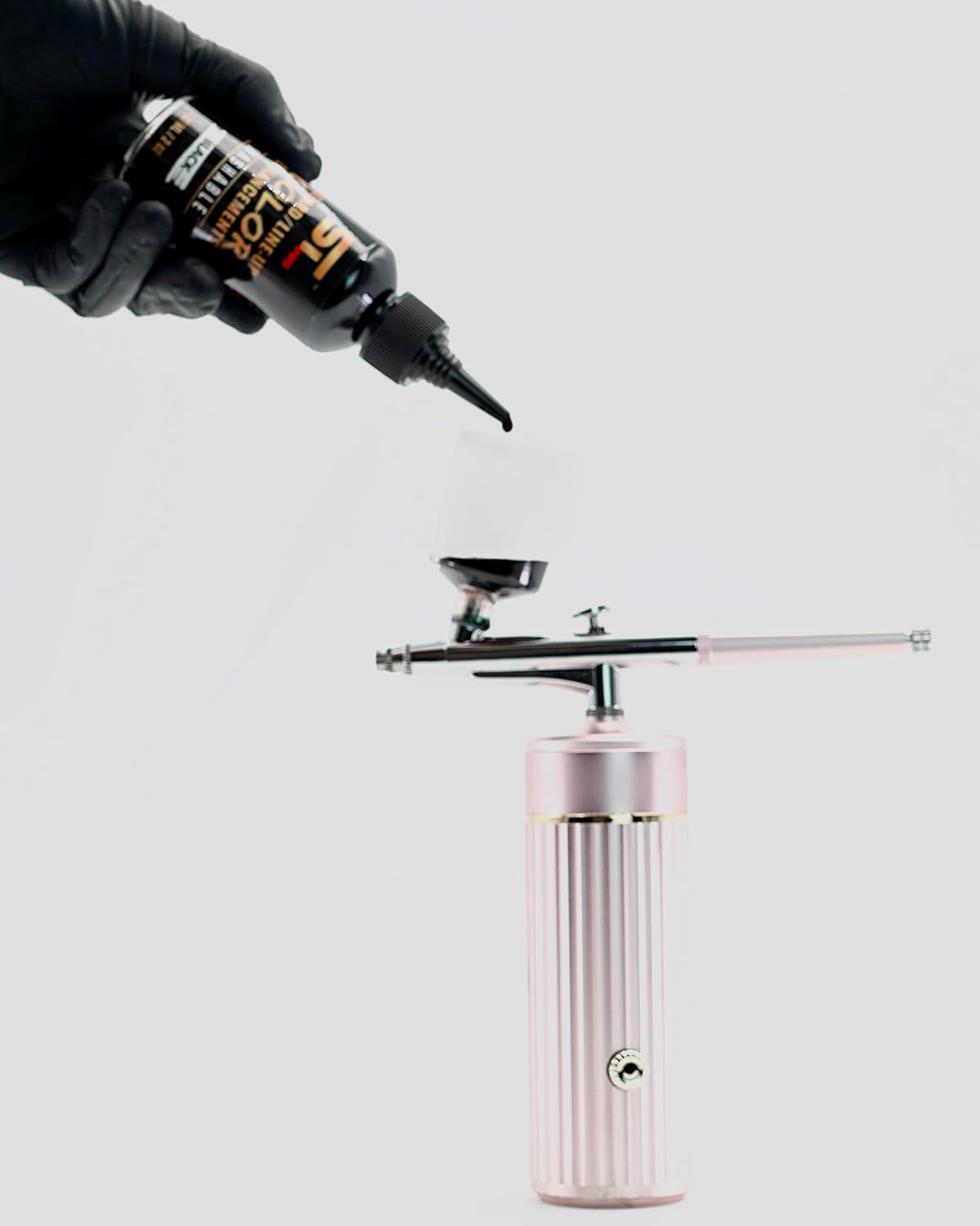 Supreme Trimmer Airbrush Hair & Beard Enhancement Ink | Barber-Grade Line-Up & Filler Spray | Water Resistant, Washable, Pre-Mixed for Precision Hairlines & Sharp Edges (Washable / 60ML Black) - Image 8