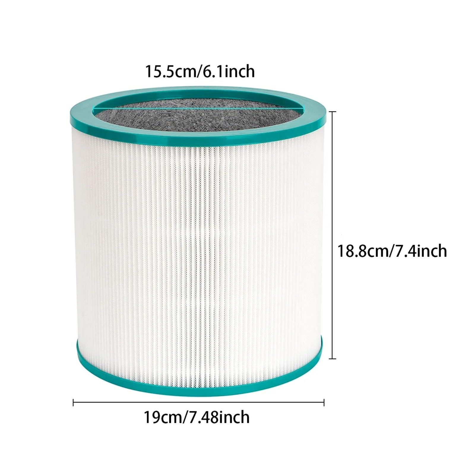 2 Stück Luftfilter kompatibel for Dyson TP00 TP01 TP02 TP03 AM11 BP01