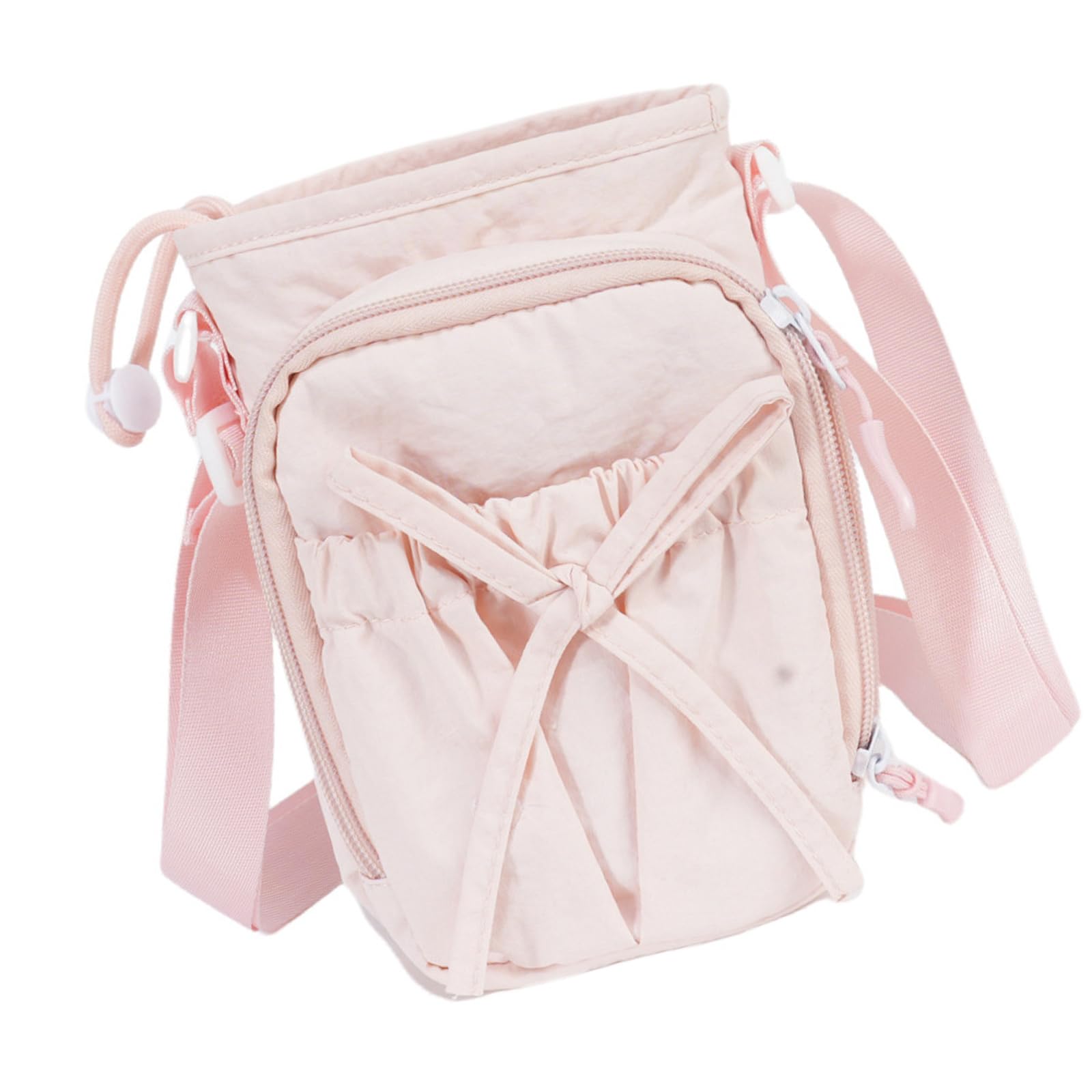 CAZSTYK Water Bottle Carriers Slings Bag with Phone Pockets Water Bottle Sleeve Nylon Holder Crossbody Bag Gifts Carriers Slings