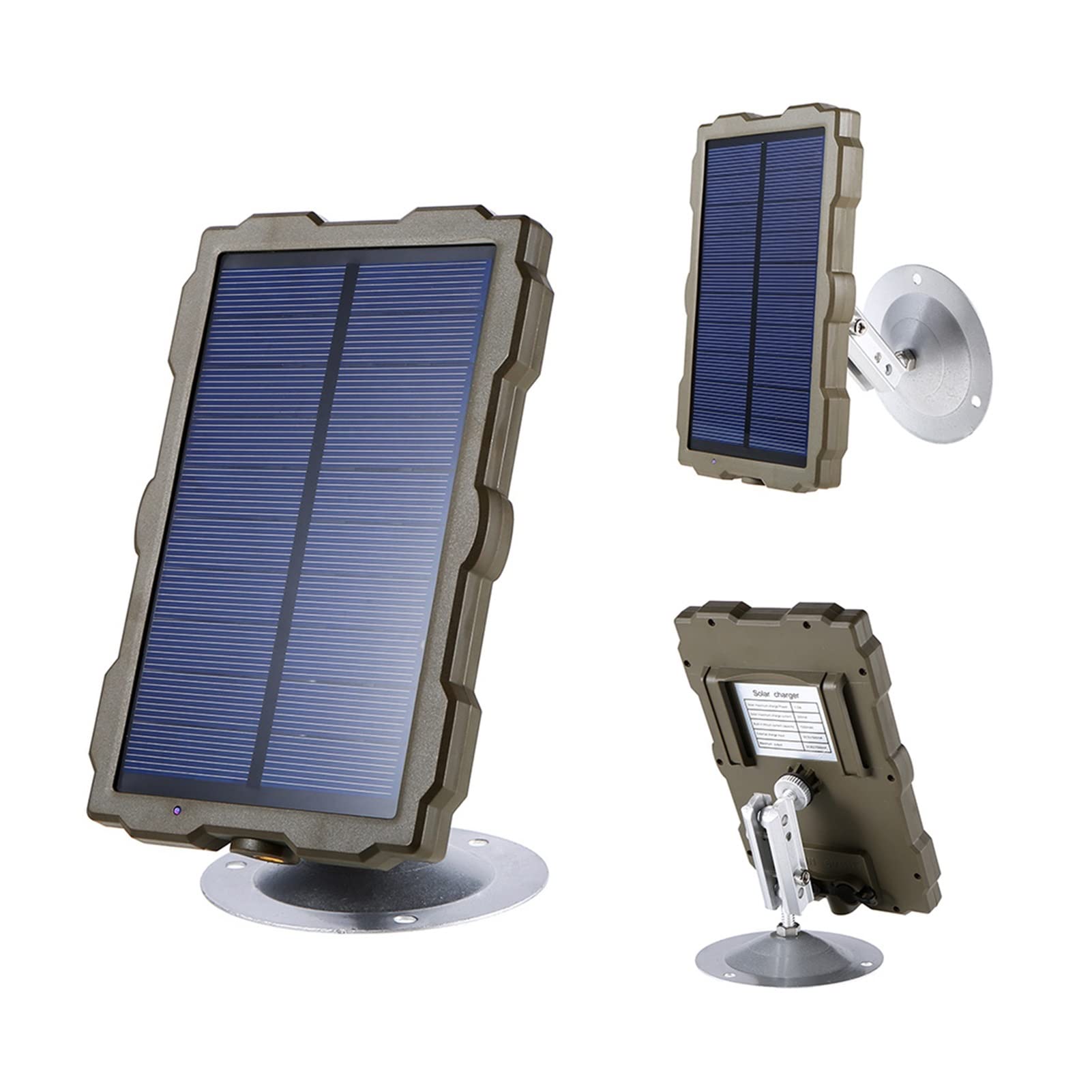 Pannello solare Caricabatterie di accensione del pannello solare 1500mAh for la fotocamera della fotocamera della caccia della macchina fotografica della macchina fotografica della macchina fotografic