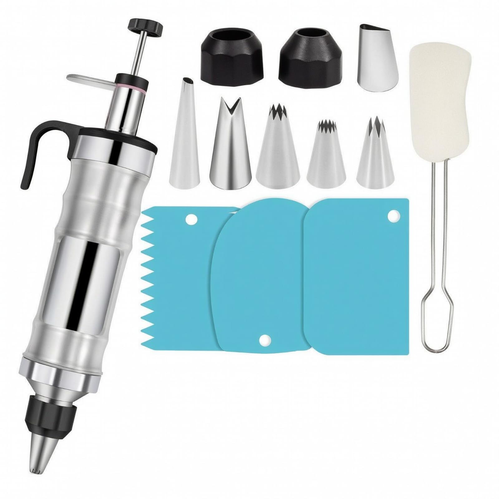 Dispenser per Dolci con Beccucci Manuale, Nero, Nero, size to 1
