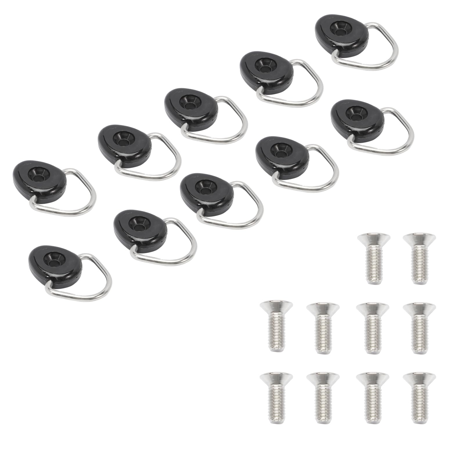 Konuooer Set 10 Anelli A D Per Legare In Acciaio Inossidabile E ABS - Compatibile Con Suzuki Jimny 2019-2023, Protezione Anti-graffio