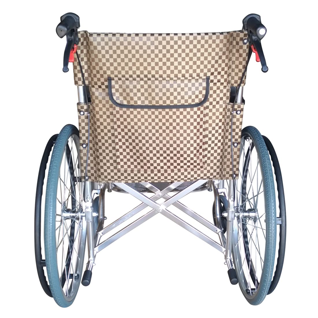 POLIRONESHOP TOSCA - Carrozzina Pieghevole ad Autospinta in Alluminio per Massima Manovrabilità, Leggerezza, Comfort e Facilità d'Uso (Oro)