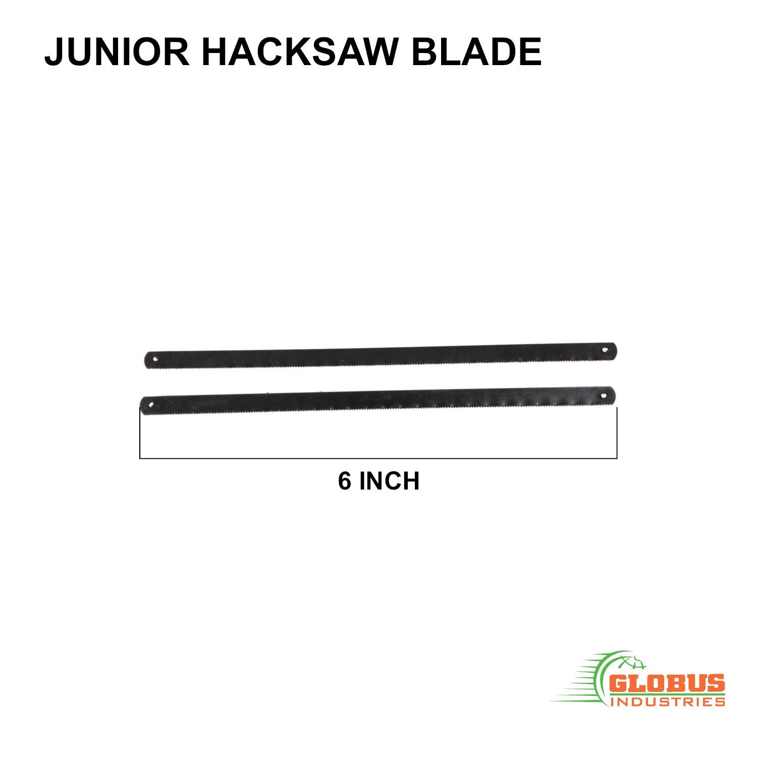 GLOBUS Mini Hacksaw Frame with 6-Inch Wood & Hexa Blade Set | Ergonomic Plastic Handle Hand Saw | Includes 3 Free Extra 150mm Refills for Wire Cutting Multicolor. 2