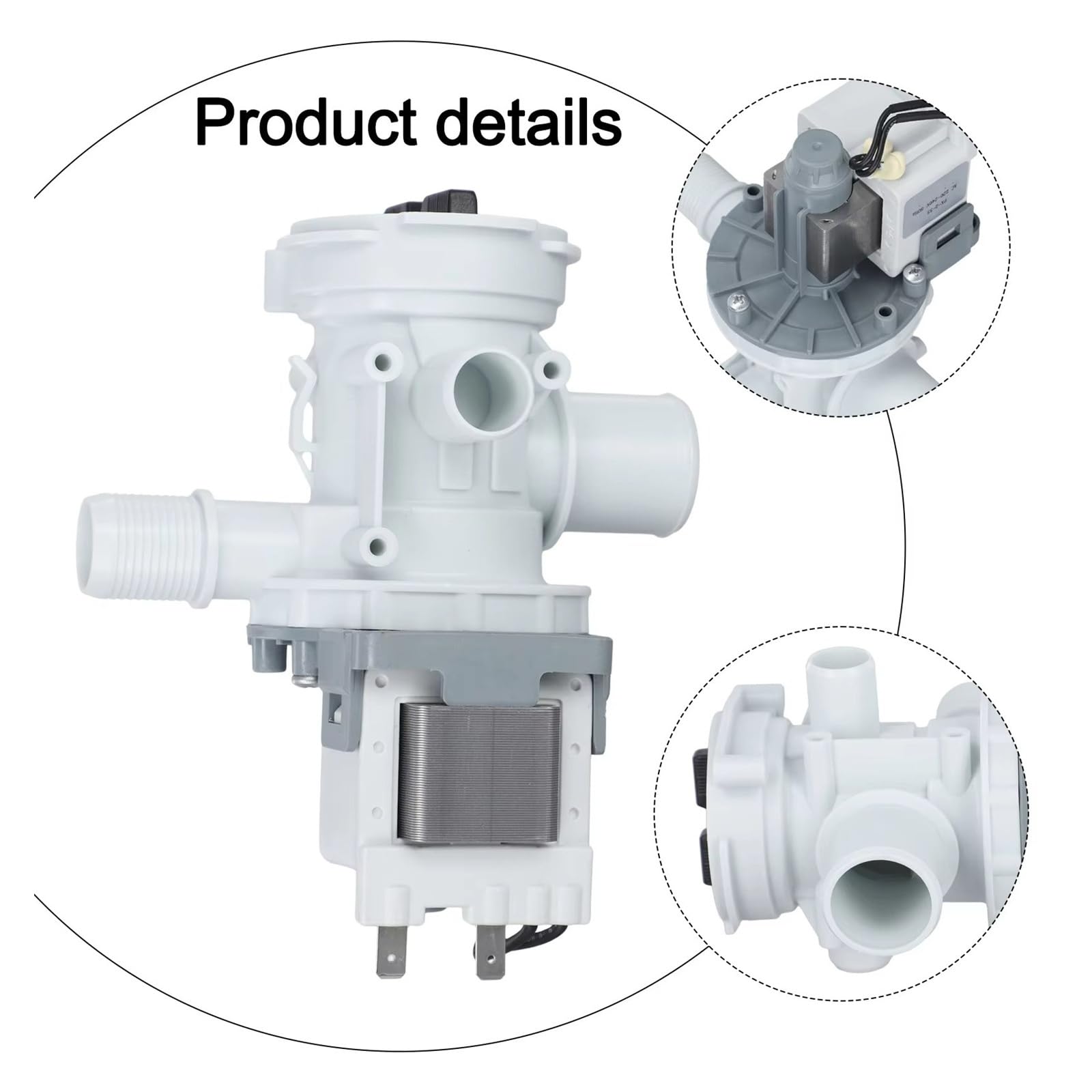 lavatrice Laugenpumpe Motore Per WF-R1065S Per R1053 Per C863 Per C963 Per R853 PX-2-35 Manutenzione Lavatrice Pompa Motore Pompa Di Scarico