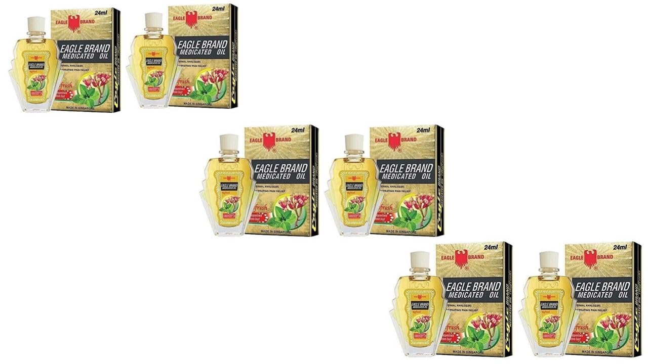 Essentail Oil New Group (Yellow Eagle Essential Medicated Oil, 3 Packs)