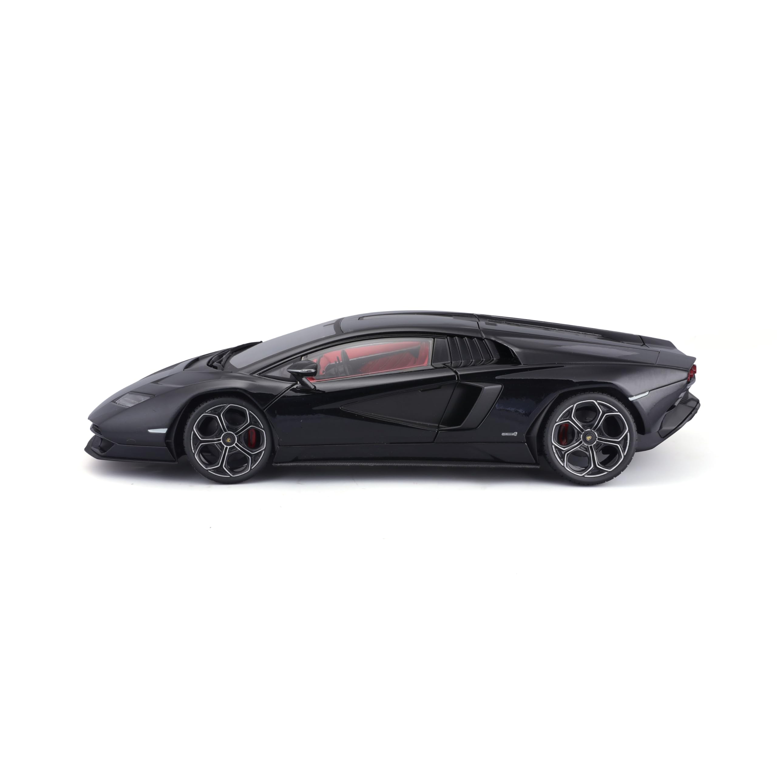 Maisto Lamborghini Countach LPI-800: Modellauto im Maßstab 1:18, Türen, Kofferraum und Motorhaube beweglich, schwarz (531459BK)