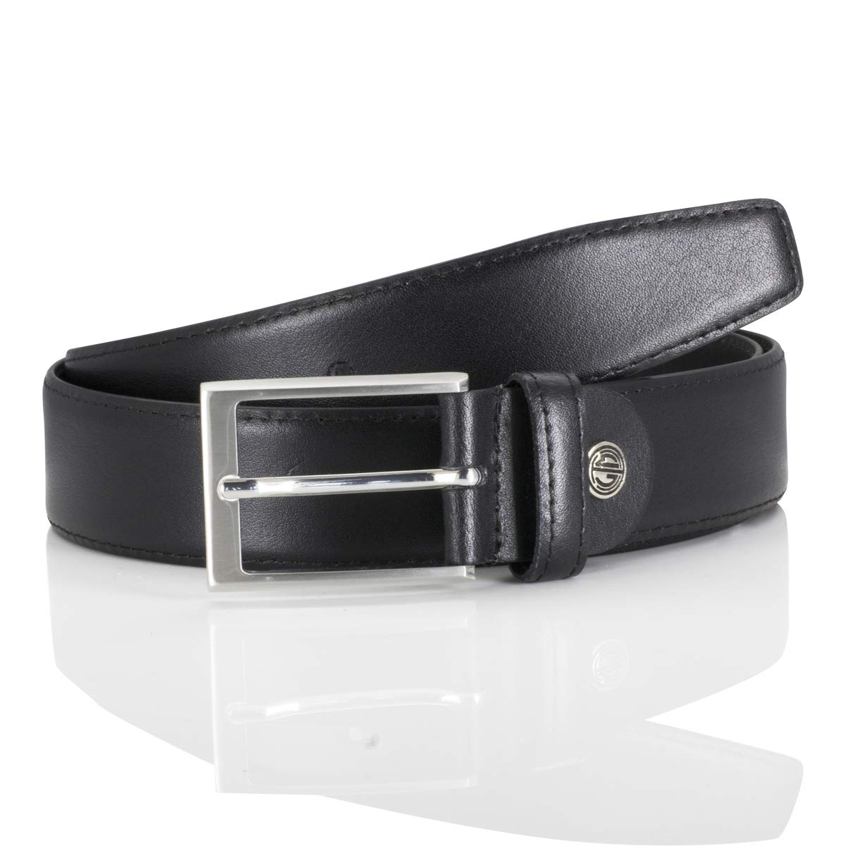 LINDENMANN Herren Belt 1000320-010-095 G rtel, Schwarz, 95 EU