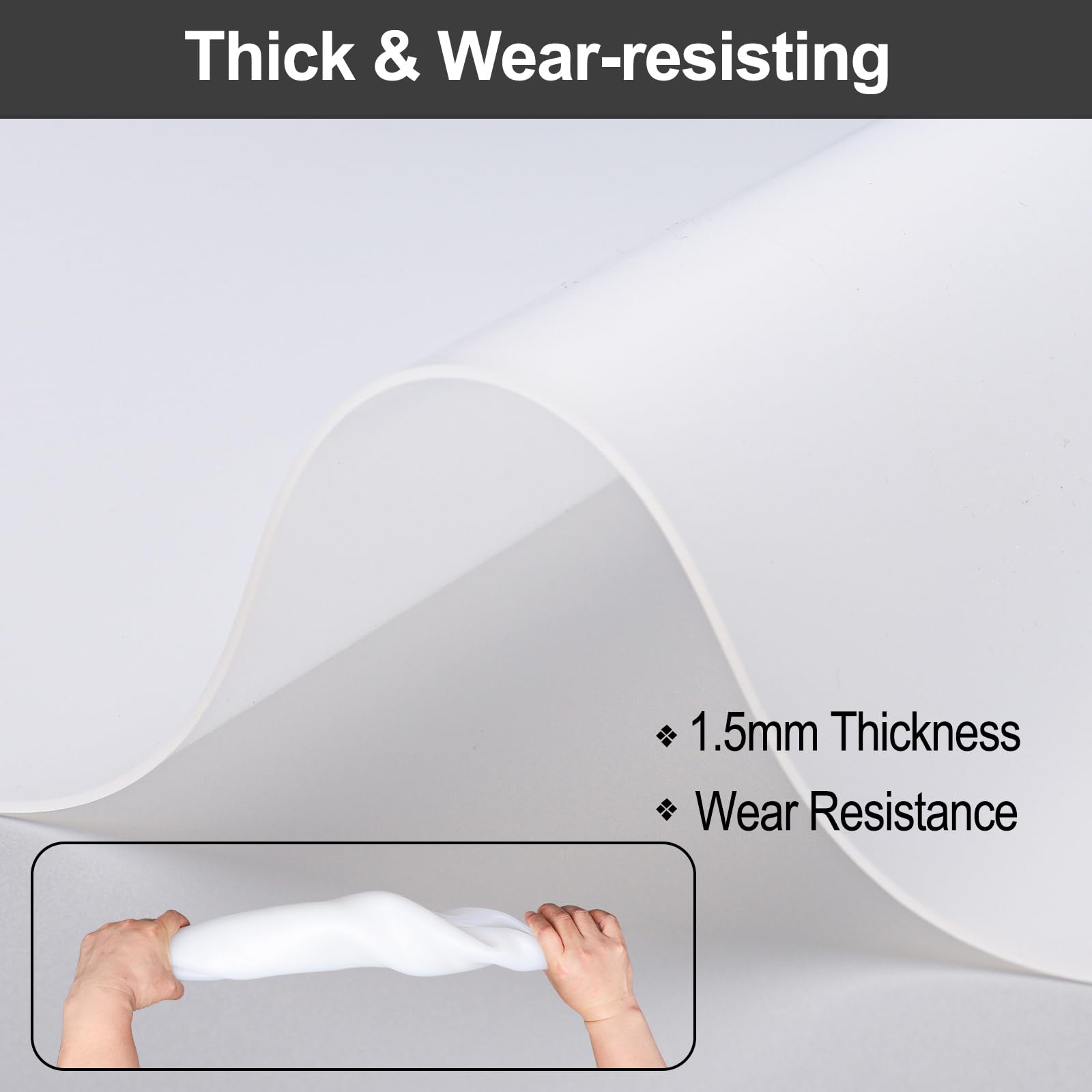 Silicone Kitchen Counter Mat by AiBOB, Heat Resistant Mat for Kitchen, Nonstick and Nonslip Countertop Protector, Waterproof Craft Table Placemat