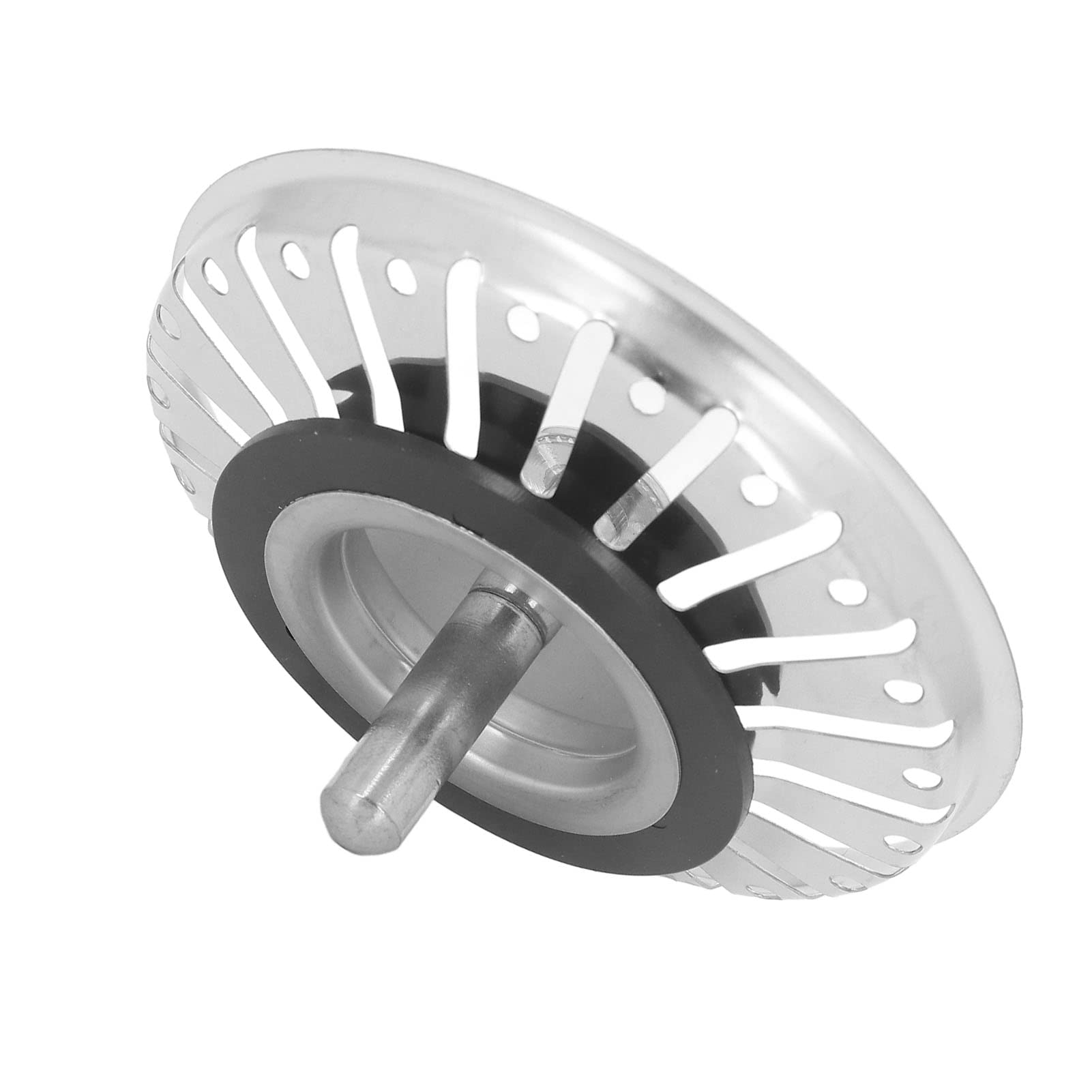 Bouchon de filtre d'évier en acier inoxydable avec panier de cuisine 3,3 cm