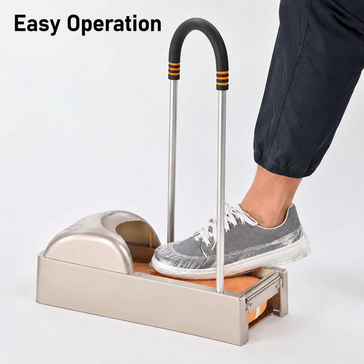 Máquina automática para cubrir zapatos, dispensador de película operado con