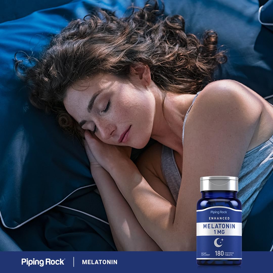 Piping Rock Melatonin 1 mg | 180 Tablets | Supplement for Adults — Amazon image 5