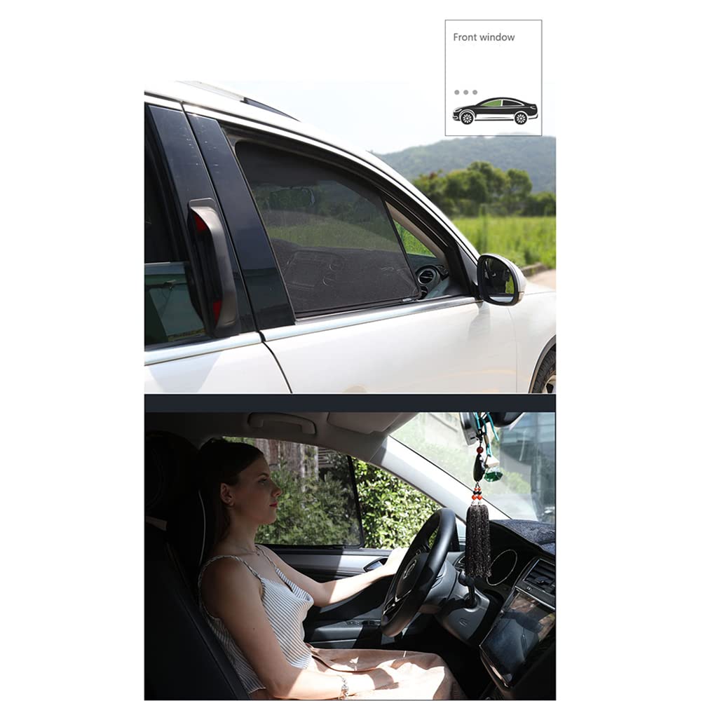 Coche Ventanas Laterales Parasoles, para Volvo New XC60 Second Generation 2018- Cortinas Lateral Magneticacontra Rayos UV Protección pasajeros, bebés, niños Coche Accesorios