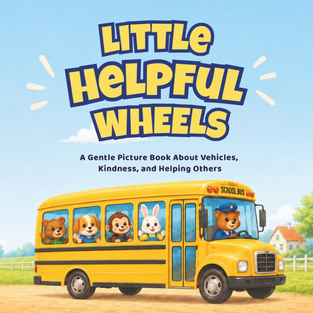 Little Helpful Wheels: A Sweet Vehicle Story for Toddlers and Preschoolers About Cars, Trucks, Kindness, and Helping Others