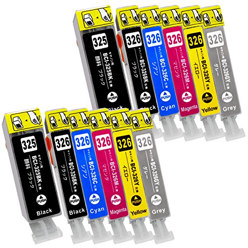 Amazon.co.jp: キヤノン用 BCI-325+326 6MP 互換インク 6色マルチ