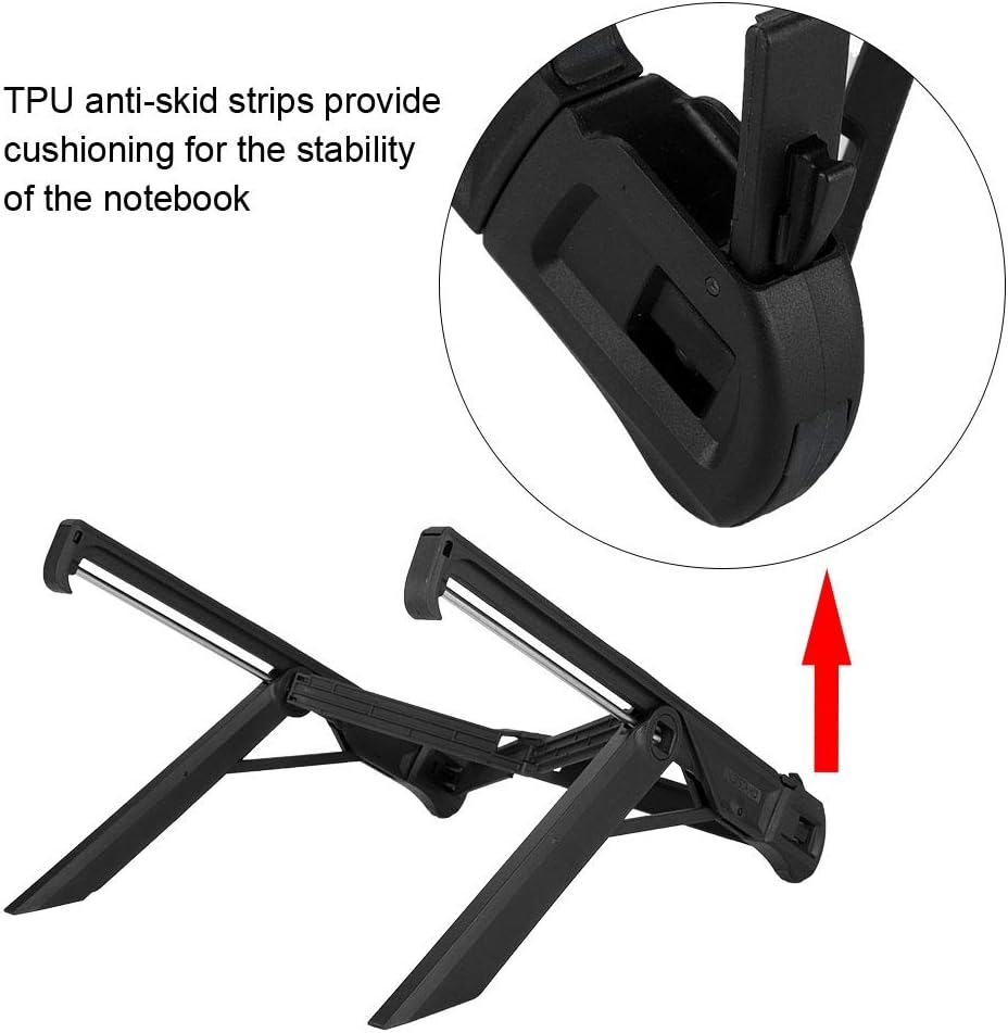K7 Folding Laptop Table Adjustable Laptop Stand for Bed & Sofa Computer Tray Stand Bracket Holder Suitable for All Mainstream Laptops