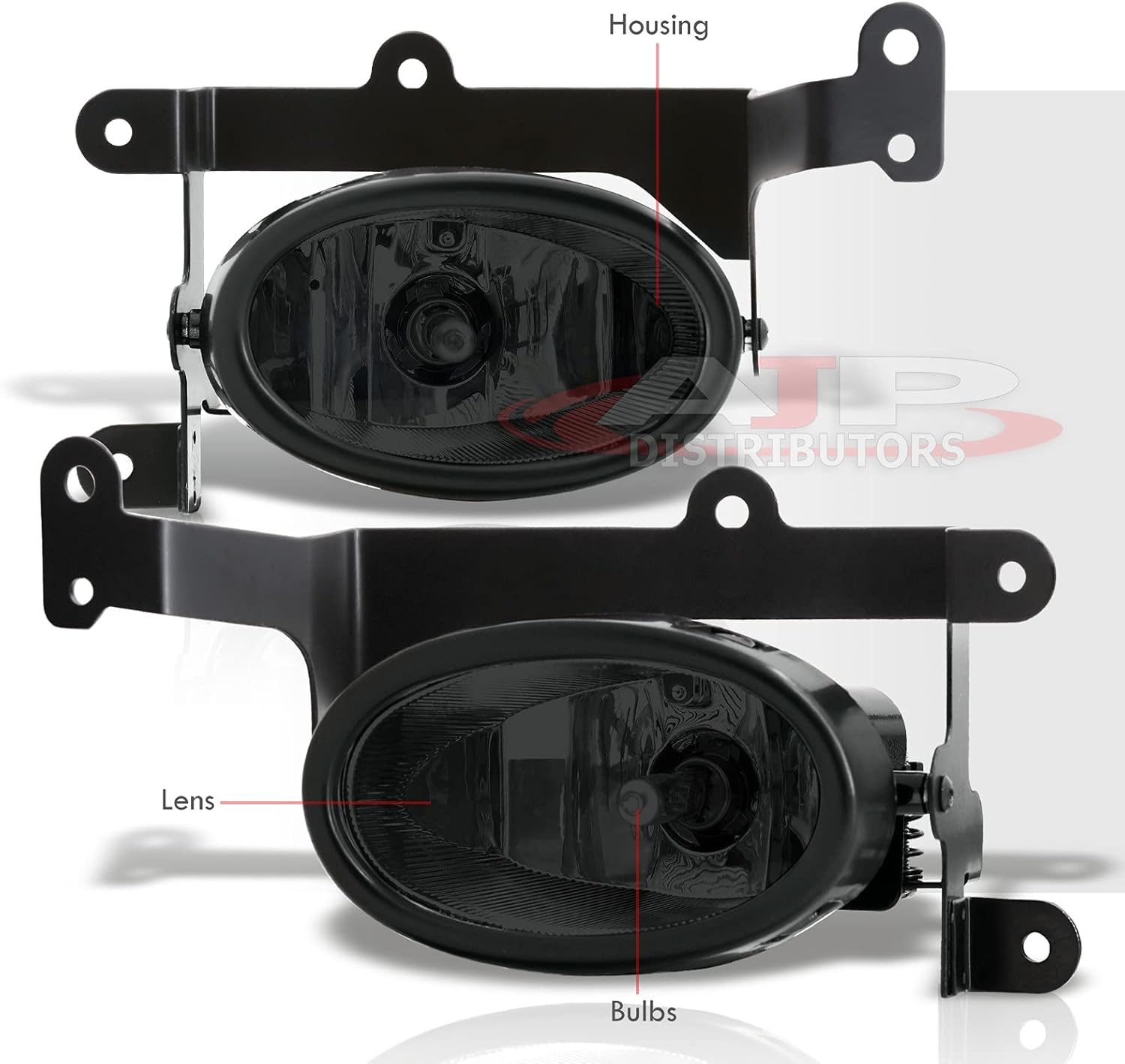 AJP Distributors Front Driving Fog Light Lamp Wiring Harness Switch Kit Driver Passenger LH RH Assembly Bumper Housing Compatible/Replacement For Civic 2 Door FG Coupe 2006 2007 2008 06 07 08