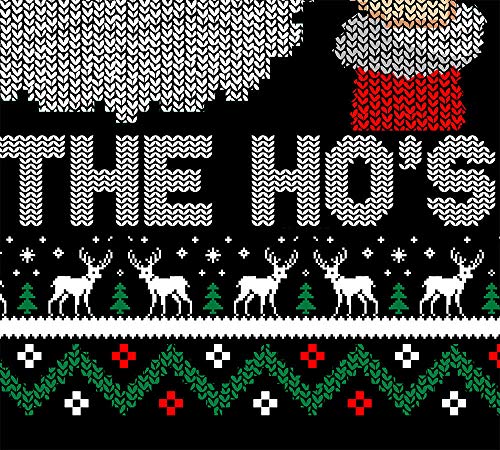 Conspiracy Tee Santa Ugly Christmas Sweater (Sweatshirt), Ho's, Holidays, Santa Claus, Funny, Meme, Reindeer2