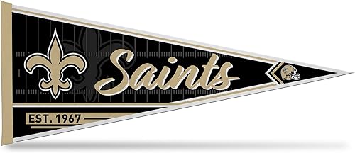 Rico Industries NFL Football Classic 12" x 30" Felt Wall Décor Pennant - Great for HomeBed RoomMan Cave Décor