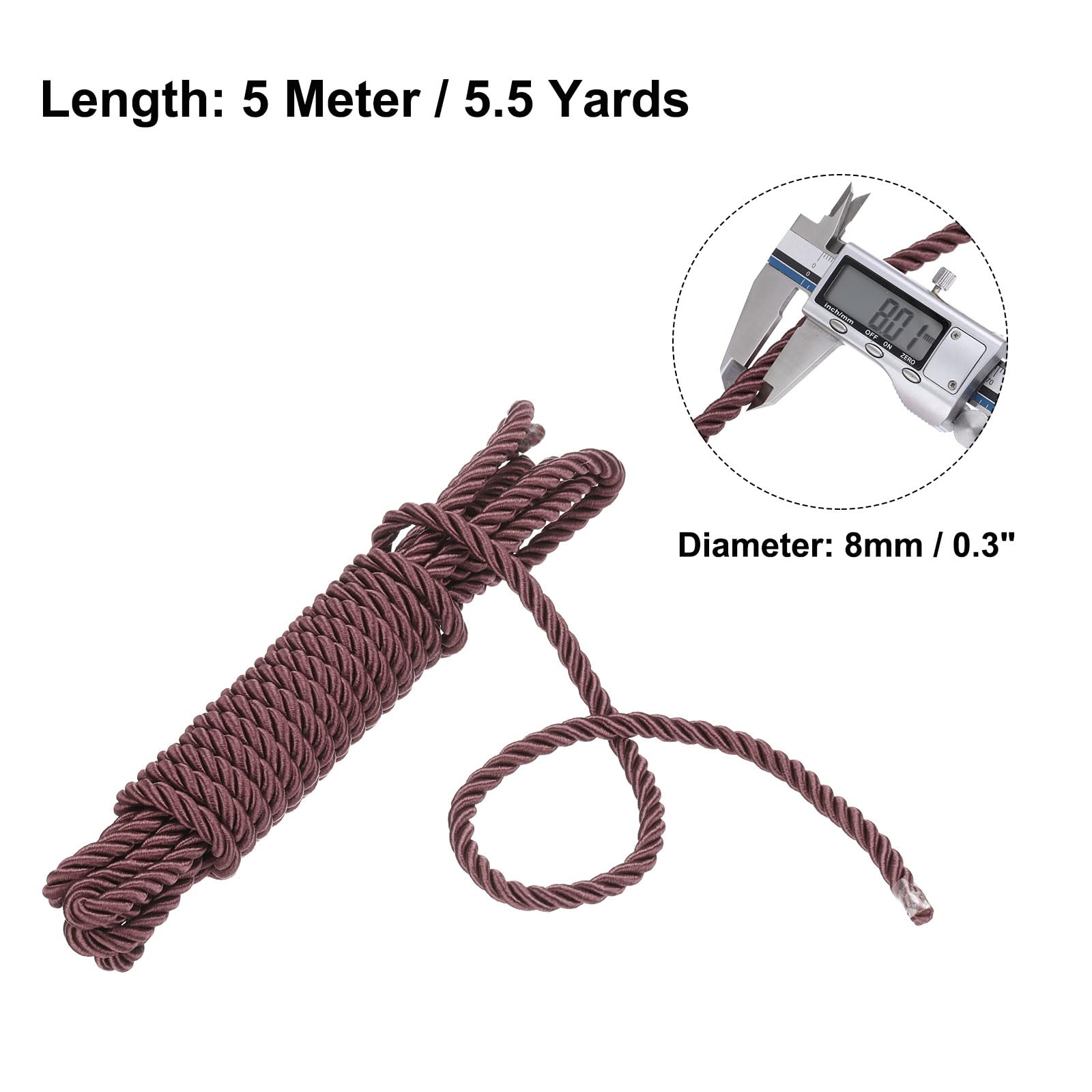 Rebower Twisted Trim Cord Rope - Image 2