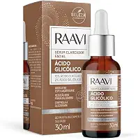 Sérum Facial Clareador Ácido Glicólico Raavi 30ml