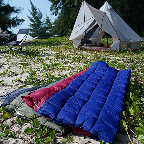 KingCamp Ultraleicht Reisedecke, Warme Outdoor Decke, Winddichte Camping Decke, Wasserabweisend Kompakt kleines packmaß für unterwegs Picknick Reisen zu Hause 200× 144 cm Schwarz