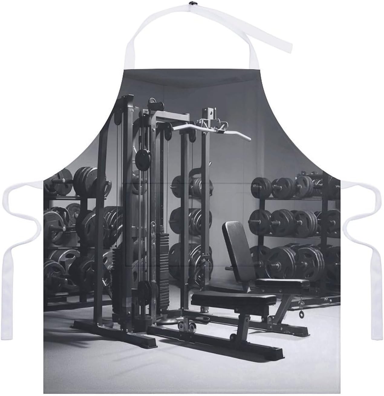 Gym Equipment Apron Waterproof Adult Bib Apron with Pockets Chef Aprons Long Style Women Men Aprons for Home Kitchen Cooking Baking Gardening