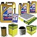 Produktbild QR-PARTS 69340079 Filter Set Inspektionspaket 7 Liter Liqui Moly Motoröl Longlife III 5W-30 MANN-FILTER Innenraumfilter Luftfilter Ölfilter