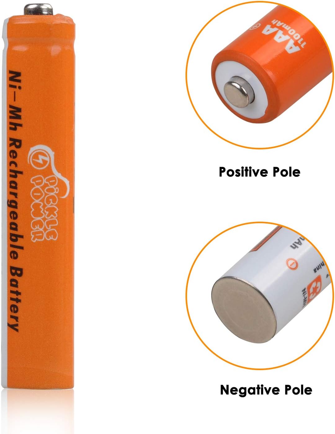 AAAA Rechargeable Batteries,500mAh Ni-MH Rechargeable AAAA Battery for Surface Pen Active Stylus,2 Count : Health & Household