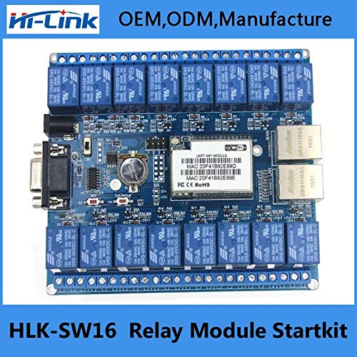 Calvas HLK-SW16 16 Channel Remote Control Relay P2P Wireless WIFI Module Board Smart Network Relay C