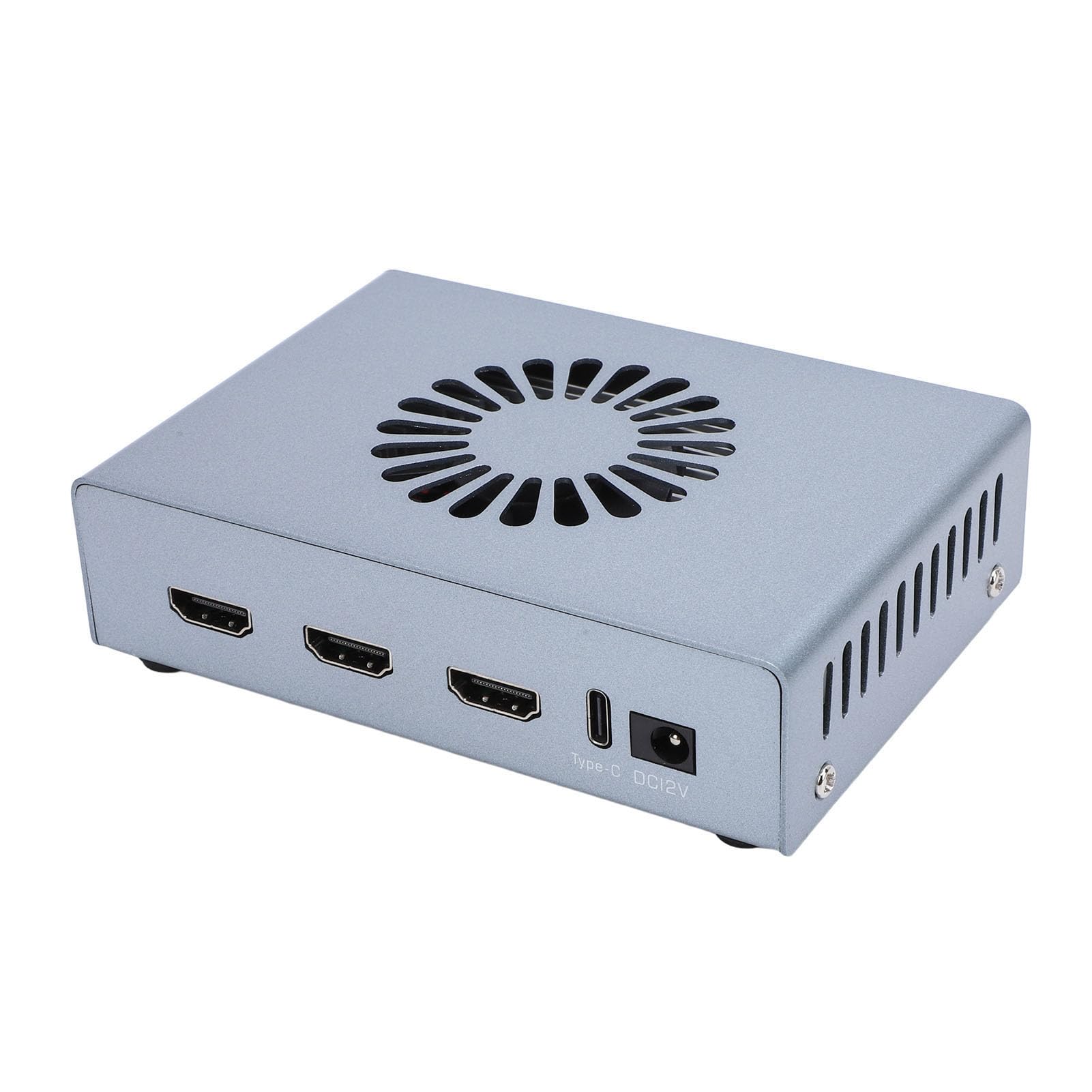 KENANLAN DMA Hardware Adaptive Display Port Fuser Overlay, Sintetizzatore di Interfaccia Multimediale HD, 2K 144Hz per Trading Finanziario, Data Center, Controllo di Emergenza (Spina europea)